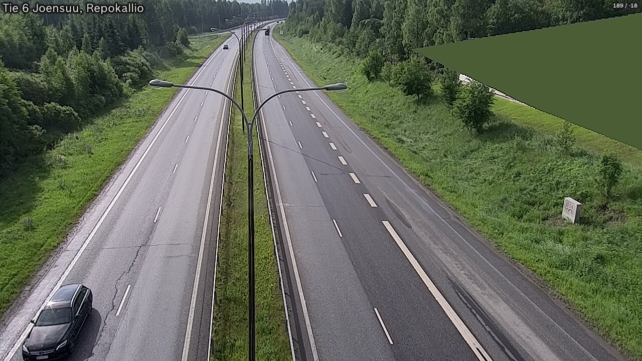 Weather Camera Image Road 6 Joensuu, Repokallio, Joensuu, Pohjois-Karjala