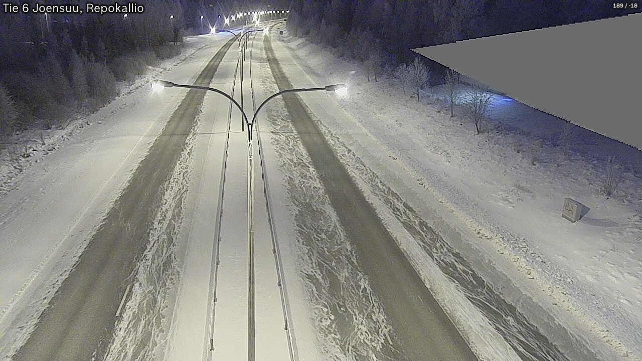 Kelikamerat Kuva Tie 6 Joensuu, Repokallio, Joensuu, Pohjois-Karjala