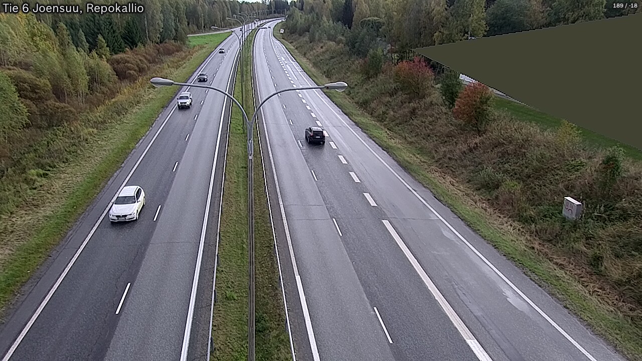 Kelikamerat Kuva Tie 6 Joensuu, Repokallio, Joensuu, Pohjois-Karjala