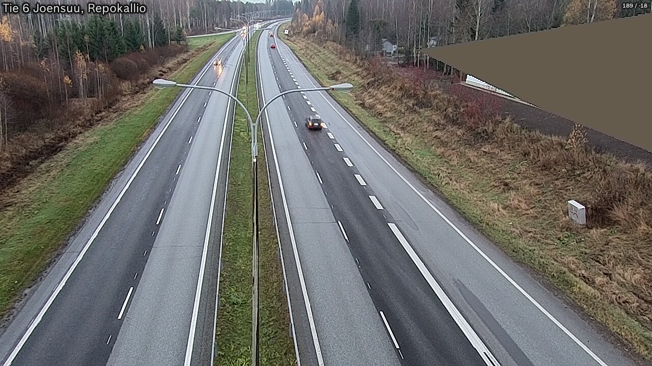 Kelikamerat Kuva Tie 6 Joensuu, Repokallio, Joensuu, Pohjois-Karjala