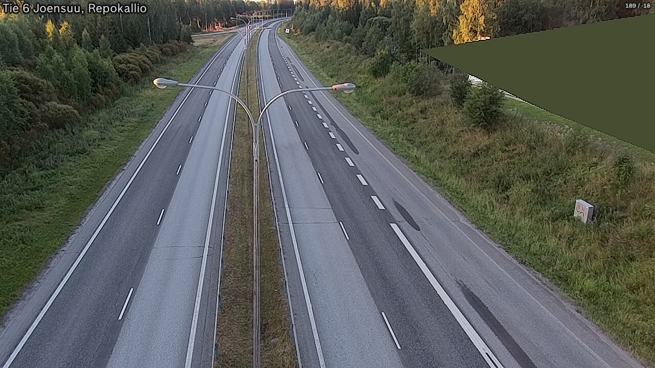 Kelikamerat Kuva Tie 6 Joensuu, Repokallio, Joensuu, Pohjois-Karjala