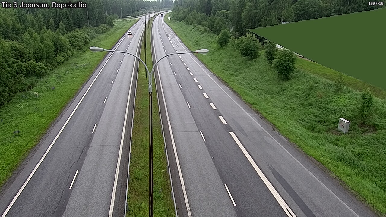 Kelikamerat Kuva Tie 6 Joensuu, Repokallio, Joensuu, Pohjois-Karjala