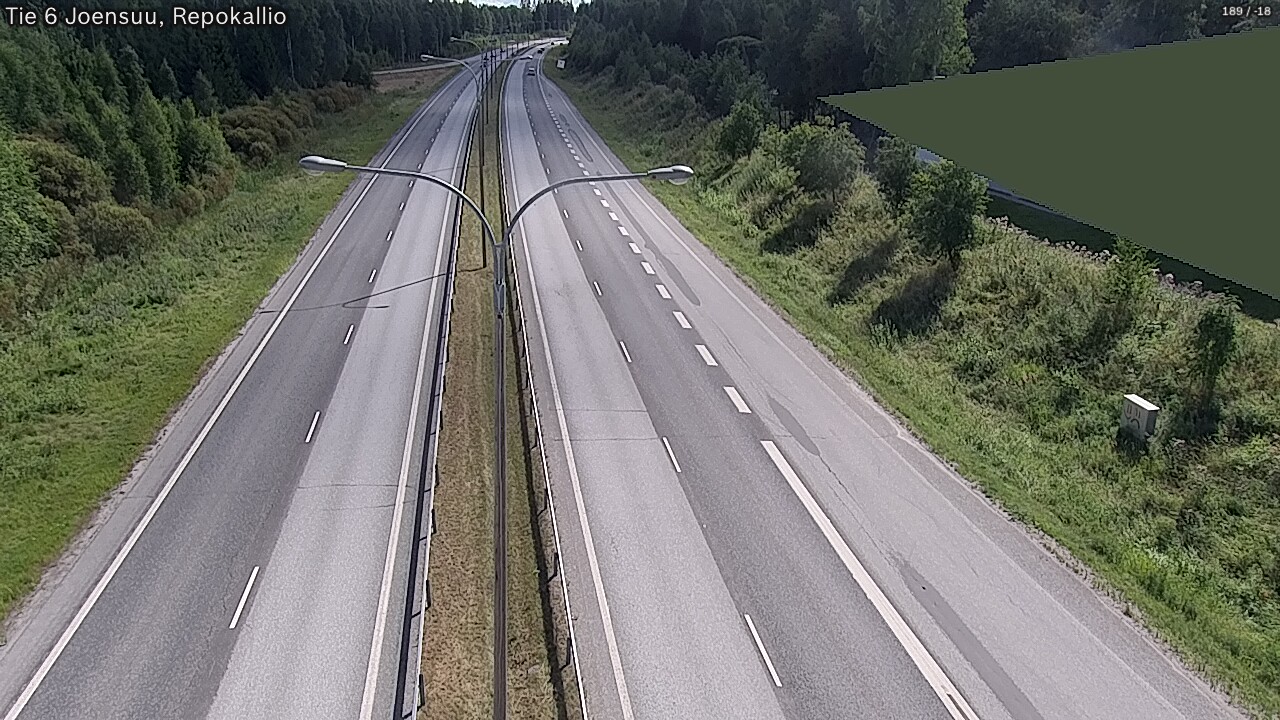 Kelikamerat Kuva Tie 6 Joensuu, Repokallio, Joensuu, Pohjois-Karjala