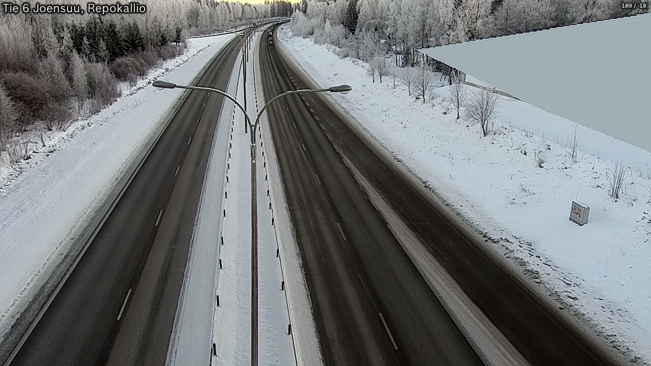 Kelikamerat Kuva Tie 6 Joensuu, Repokallio, Joensuu, Pohjois-Karjala