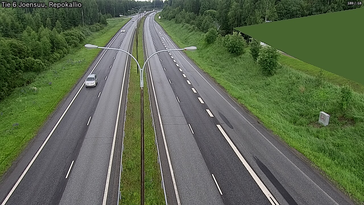 Kelikamerat Kuva Tie 6 Joensuu, Repokallio, Joensuu, Pohjois-Karjala