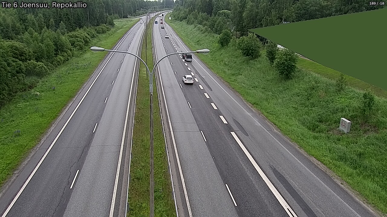 Kelikamerat Kuva Tie 6 Joensuu, Repokallio, Joensuu, Pohjois-Karjala