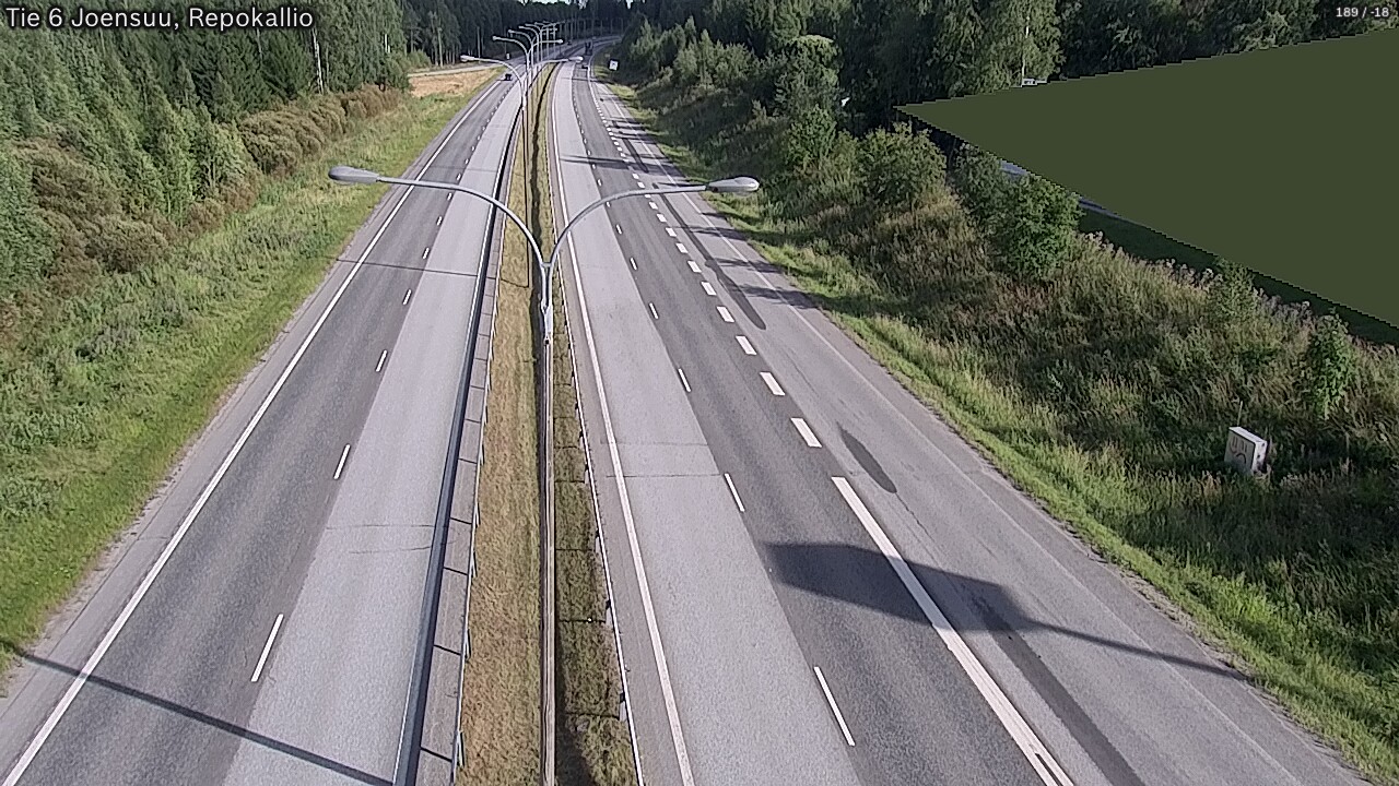 Kelikamerat Kuva Tie 6 Joensuu, Repokallio, Joensuu, Pohjois-Karjala