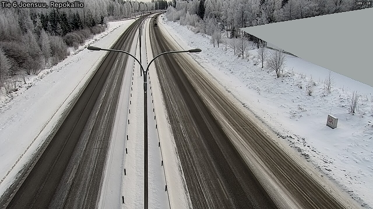 Weather Camera Image Väg 6 Joensuu, Repokallio, Joensuu, Pohjois-Karjala