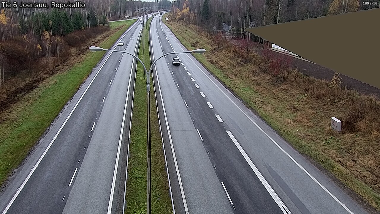 Kelikamerat Kuva Tie 6 Joensuu, Repokallio, Joensuu, Pohjois-Karjala