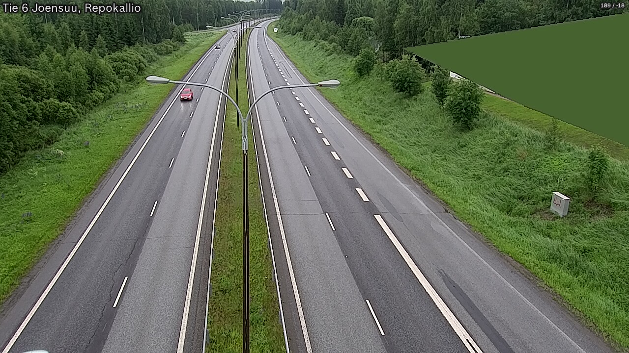 Kelikamerat Kuva Tie 6 Joensuu, Repokallio, Joensuu, Pohjois-Karjala
