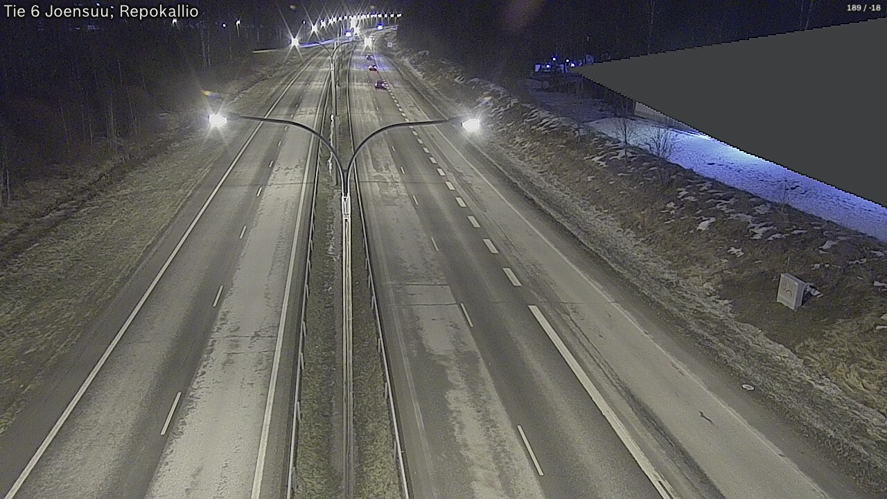 Kelikamerat Kuva Tie 6 Joensuu, Repokallio, Joensuu, Pohjois-Karjala