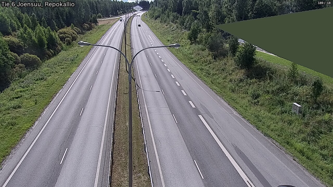 Kelikamerat Kuva Tie 6 Joensuu, Repokallio, Joensuu, Pohjois-Karjala