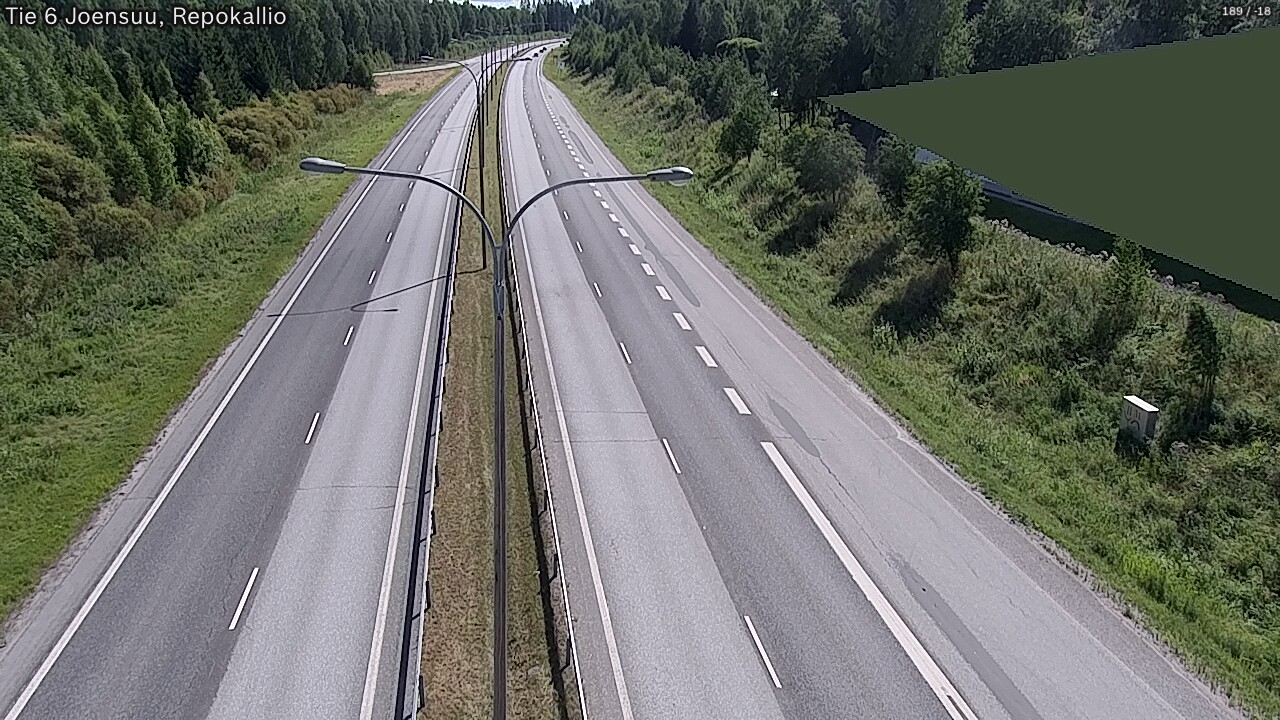 Kelikamerat Kuva Tie 6 Joensuu, Repokallio, Joensuu, Pohjois-Karjala