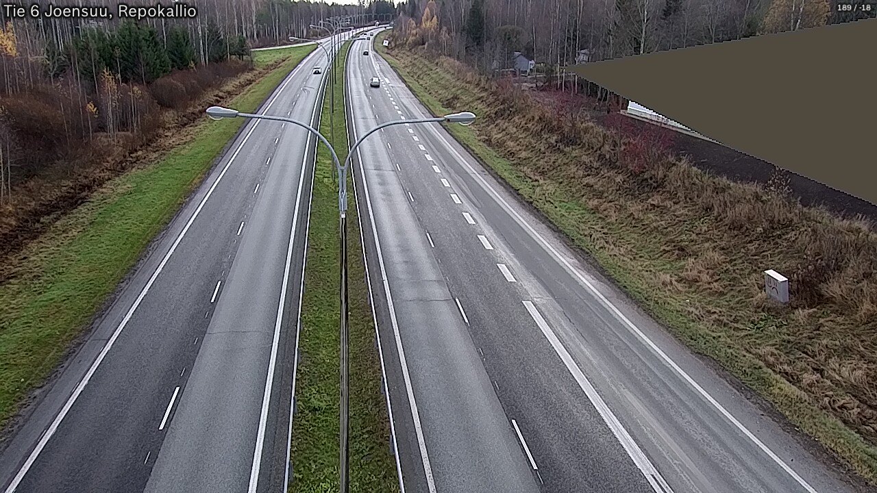 Weather Camera Image Väg 6 Joensuu, Repokallio, Joensuu, Pohjois-Karjala