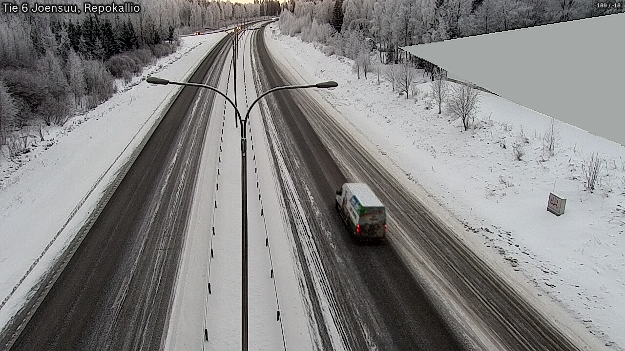 Kelikamerat Kuva Tie 6 Joensuu, Repokallio, Joensuu, Pohjois-Karjala