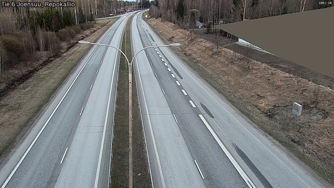 Weather Camera Image Väg 6 Joensuu, Repokallio, Joensuu, Pohjois-Karjala