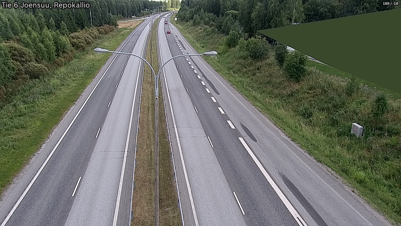 Kelikamerat Kuva Tie 6 Joensuu, Repokallio, Joensuu, Pohjois-Karjala