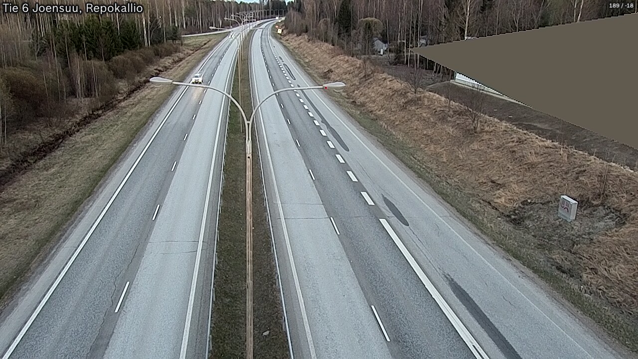 Kelikamerat Kuva Tie 6 Joensuu, Repokallio, Joensuu, Pohjois-Karjala