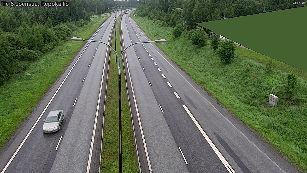 Kelikamerat Kuva Tie 6 Joensuu, Repokallio, Joensuu, Pohjois-Karjala