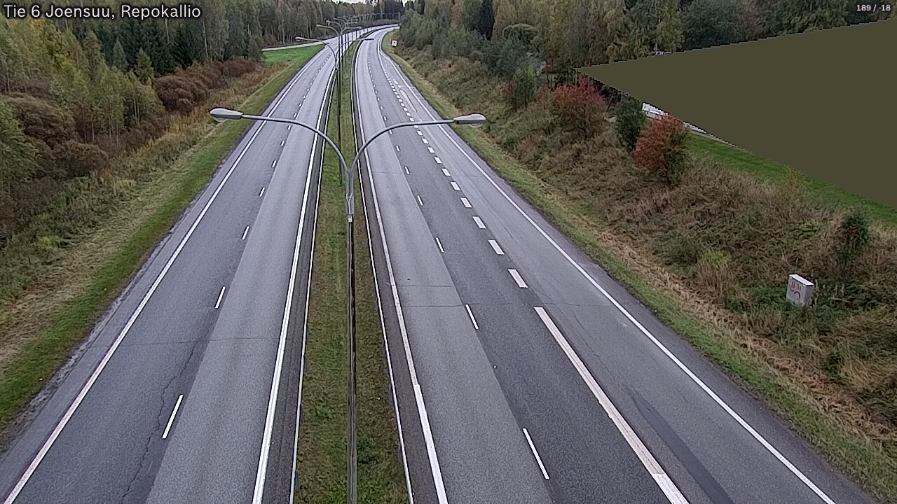 Kelikamerat Kuva Tie 6 Joensuu, Repokallio, Joensuu, Pohjois-Karjala