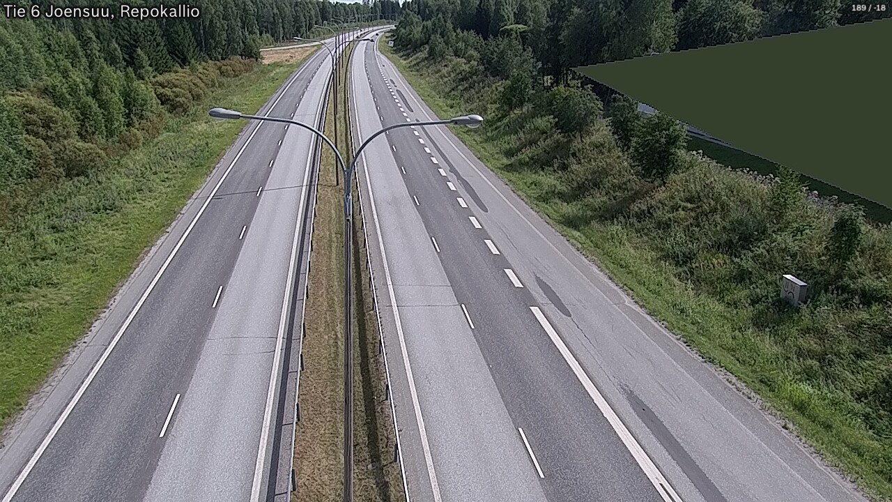 Kelikamerat Kuva Tie 6 Joensuu, Repokallio, Joensuu, Pohjois-Karjala