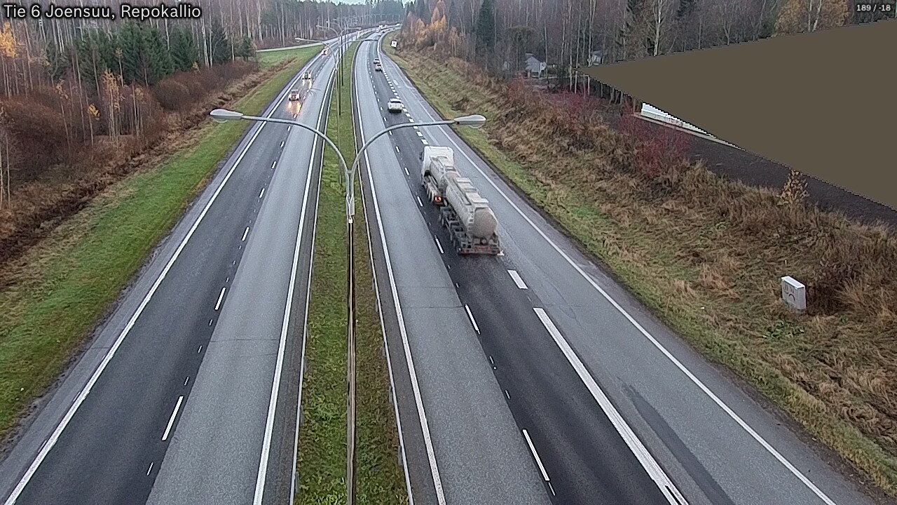 Kelikamerat Kuva Tie 6 Joensuu, Repokallio, Joensuu, Pohjois-Karjala