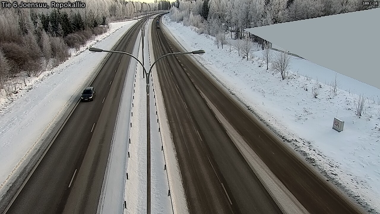 Kelikamerat Kuva Tie 6 Joensuu, Repokallio, Joensuu, Pohjois-Karjala