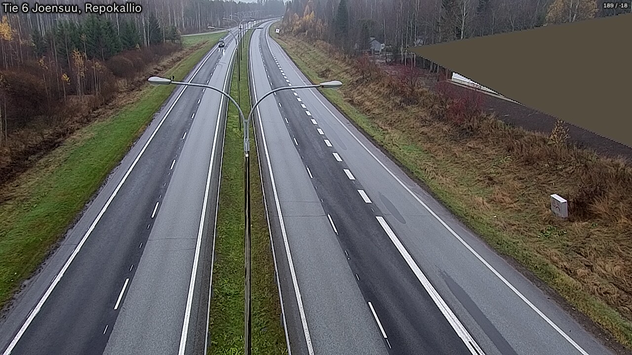 Kelikamerat Kuva Tie 6 Joensuu, Repokallio, Joensuu, Pohjois-Karjala