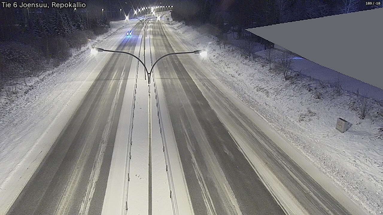 Weather Camera Image Väg 6 Joensuu, Repokallio, Joensuu, Pohjois-Karjala