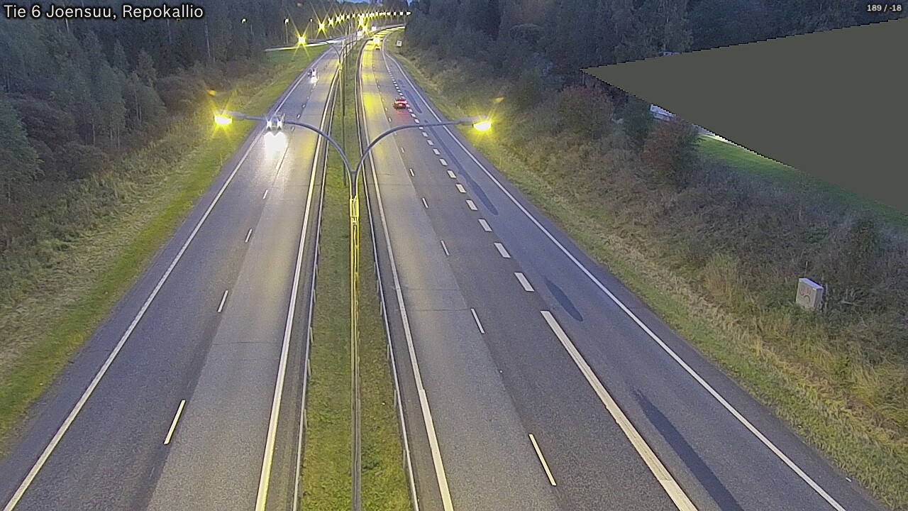 Kelikamerat Kuva Tie 6 Joensuu, Repokallio, Joensuu, Pohjois-Karjala