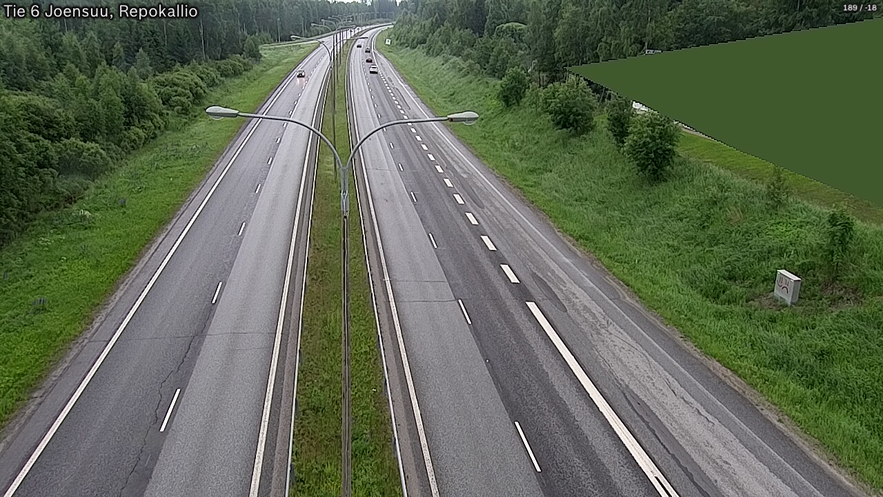 Kelikamerat Kuva Tie 6 Joensuu, Repokallio, Joensuu, Pohjois-Karjala