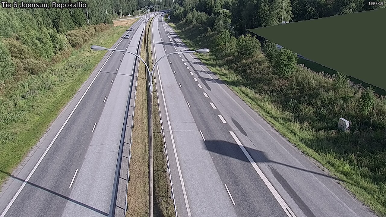 Kelikamerat Kuva Tie 6 Joensuu, Repokallio, Joensuu, Pohjois-Karjala