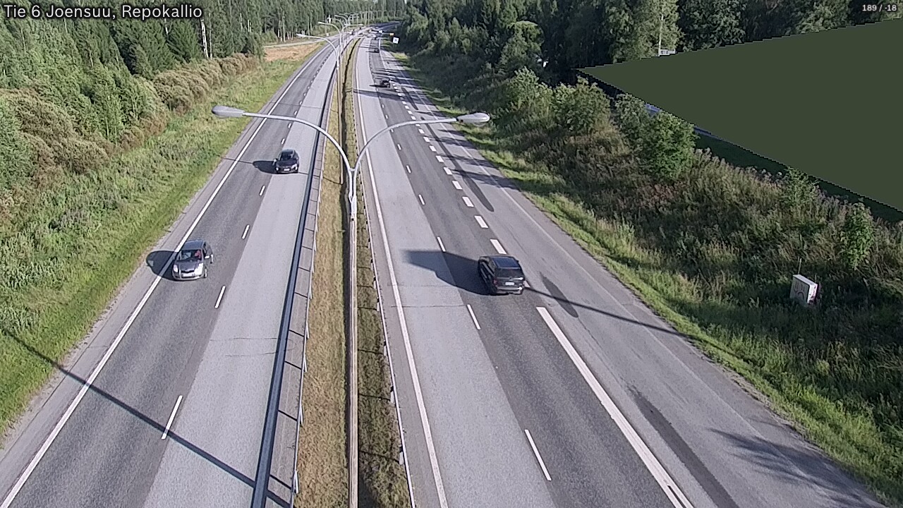 Kelikamerat Kuva Tie 6 Joensuu, Repokallio, Joensuu, Pohjois-Karjala
