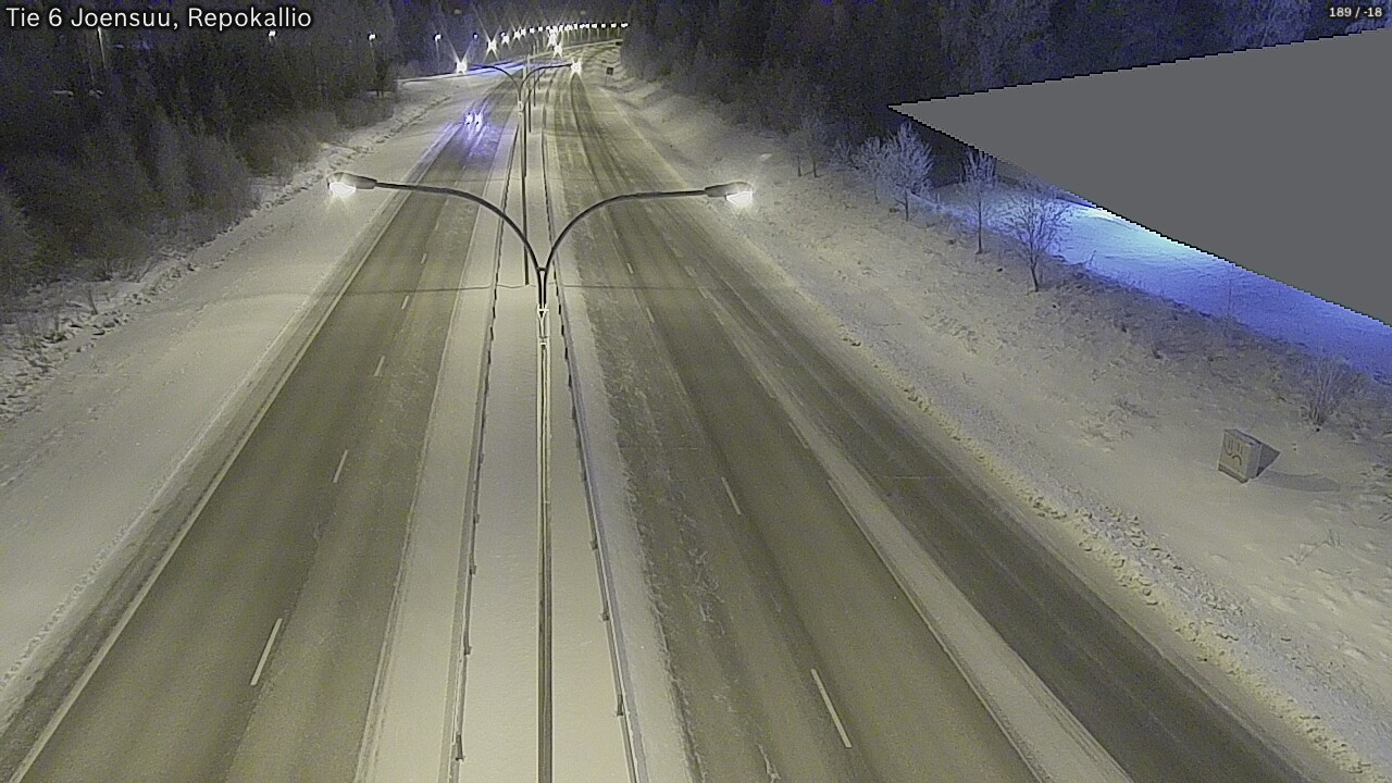 Kelikamerat Kuva Tie 6 Joensuu, Repokallio, Joensuu, Pohjois-Karjala