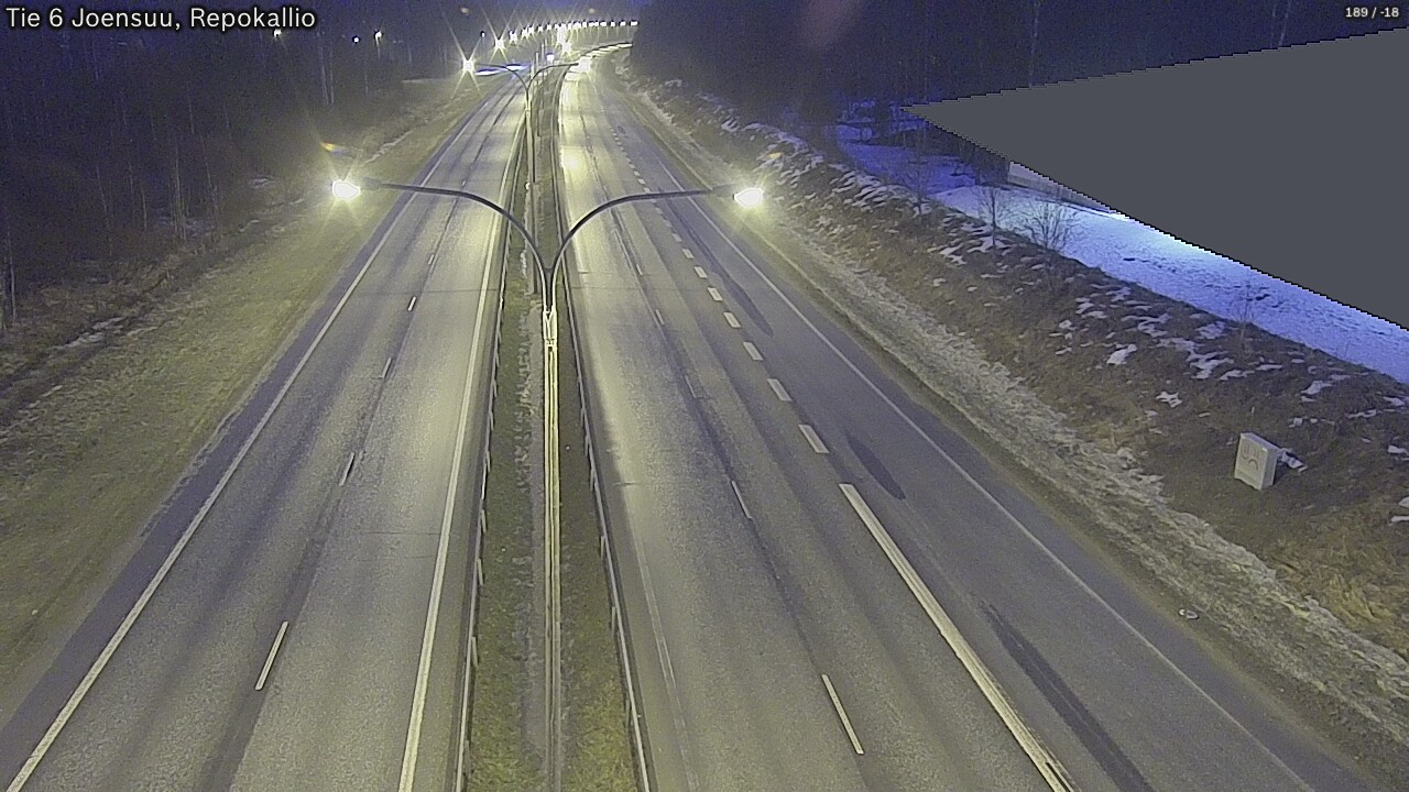 Kelikamerat Kuva Tie 6 Joensuu, Repokallio, Joensuu, Pohjois-Karjala