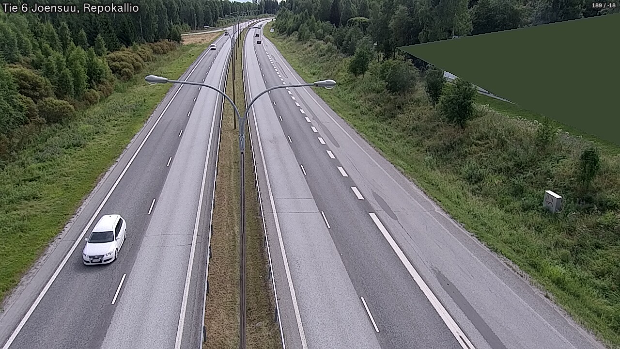Kelikamerat Kuva Tie 6 Joensuu, Repokallio, Joensuu, Pohjois-Karjala