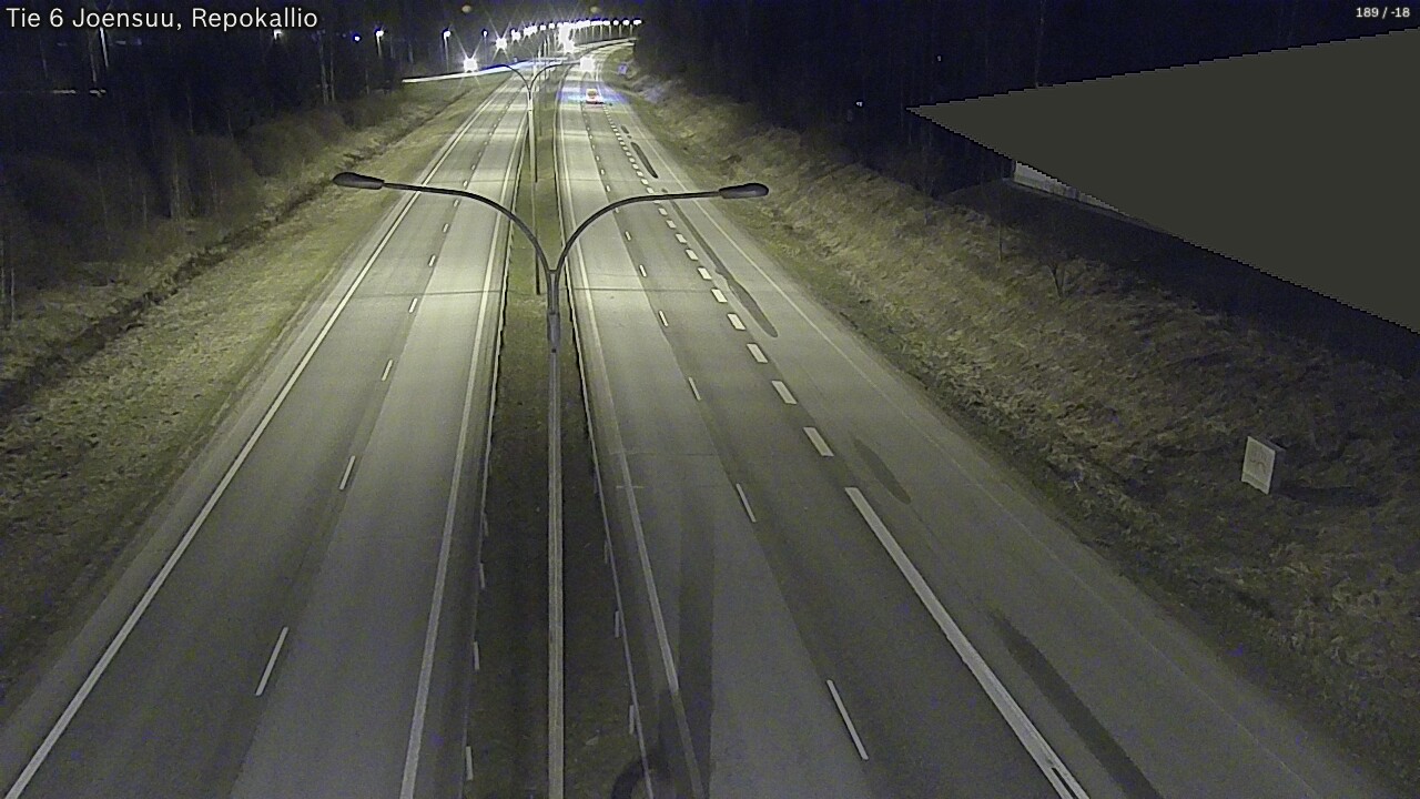 Kelikamerat Kuva Tie 6 Joensuu, Repokallio, Joensuu, Pohjois-Karjala