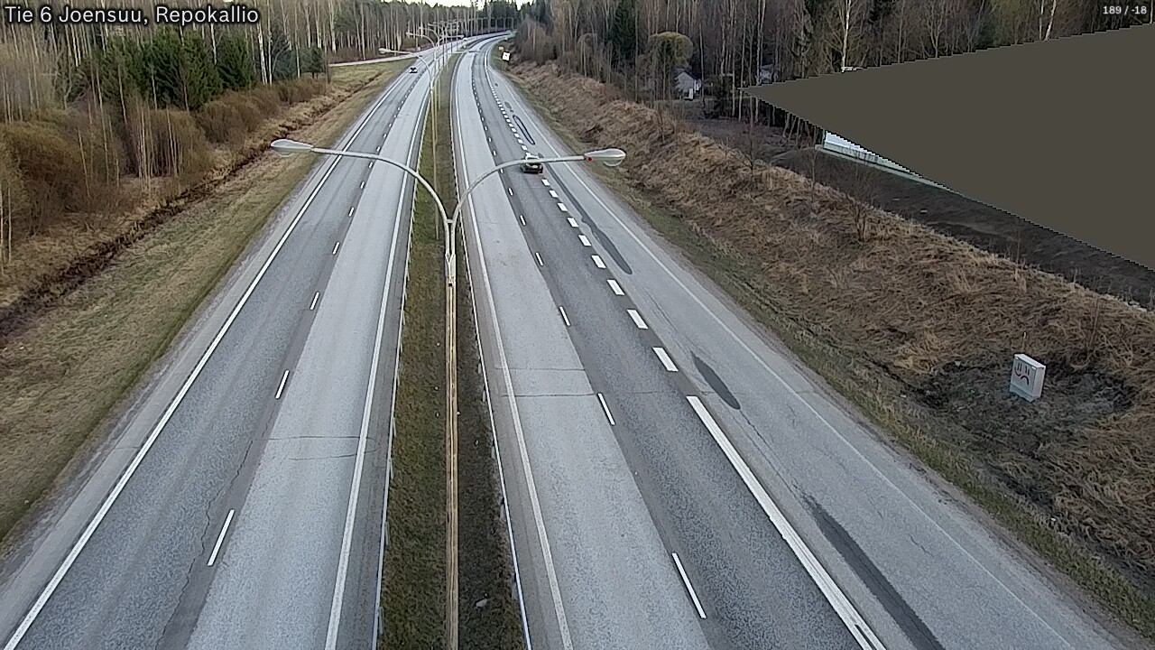 Weather Camera Image Väg 6 Joensuu, Repokallio, Joensuu, Pohjois-Karjala