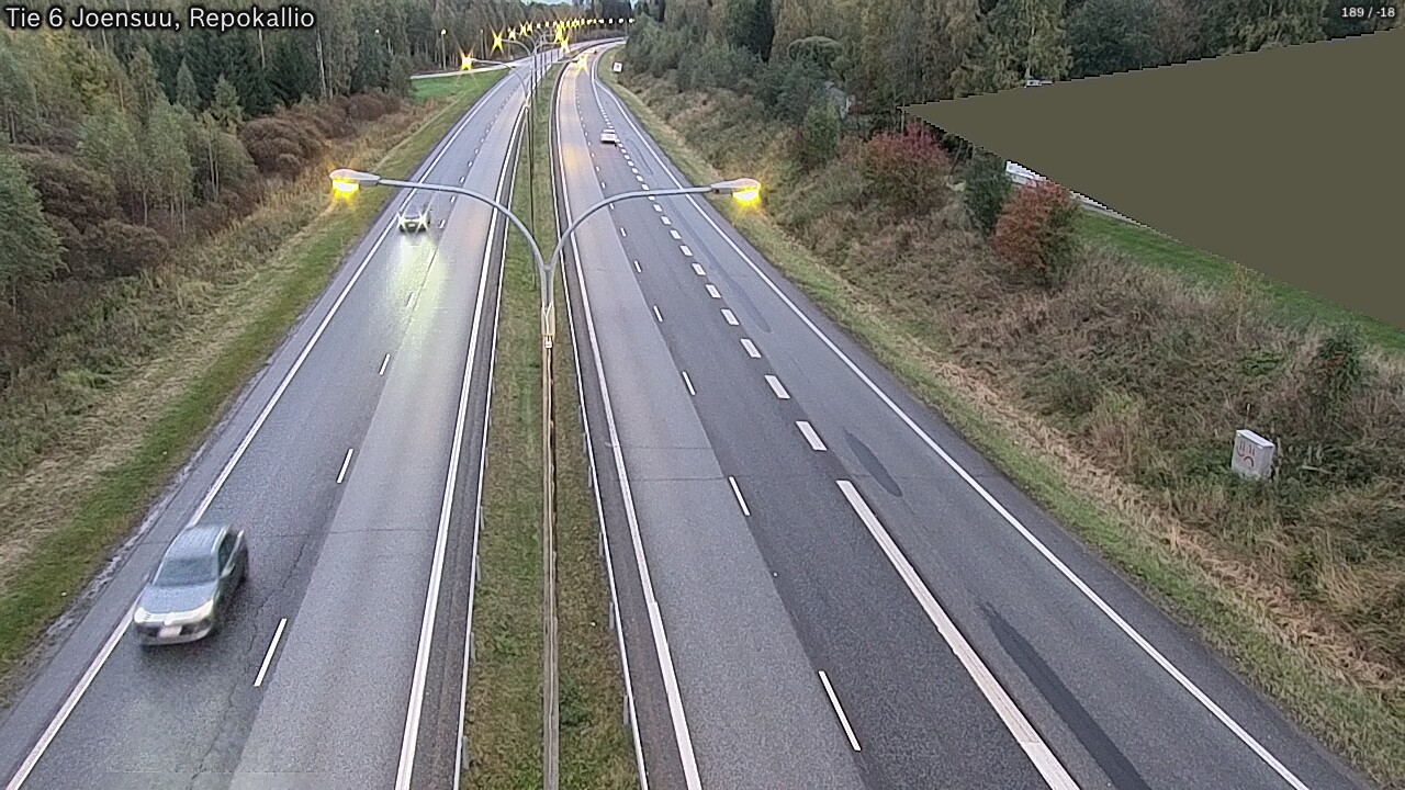 Kelikamerat Kuva Tie 6 Joensuu, Repokallio, Joensuu, Pohjois-Karjala