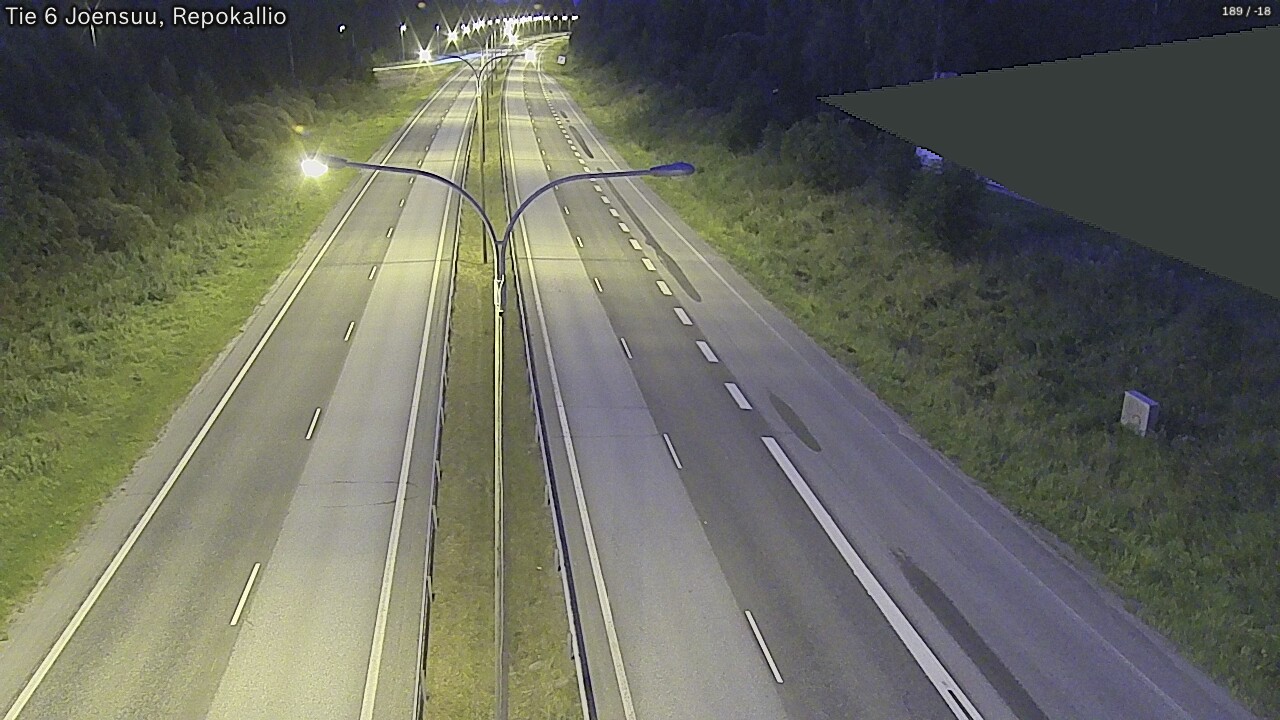 Kelikamerat Kuva Tie 6 Joensuu, Repokallio, Joensuu, Pohjois-Karjala