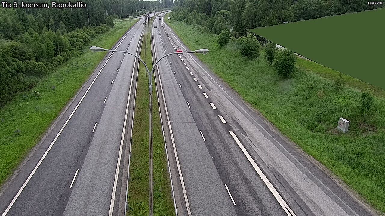 Kelikamerat Kuva Tie 6 Joensuu, Repokallio, Joensuu, Pohjois-Karjala