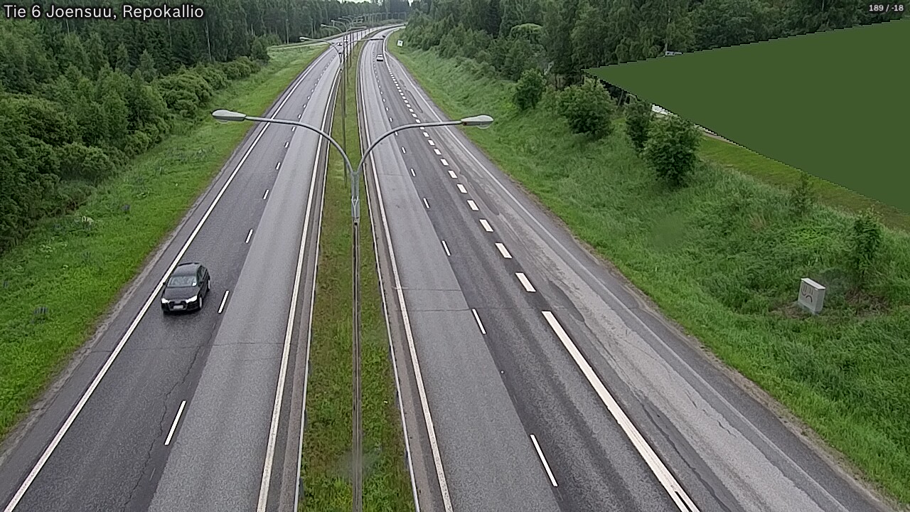Kelikamerat Kuva Tie 6 Joensuu, Repokallio, Joensuu, Pohjois-Karjala