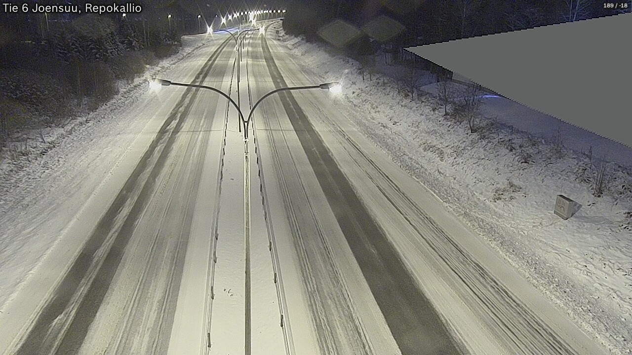 Weather Camera Image Väg 6 Joensuu, Repokallio, Joensuu, Pohjois-Karjala