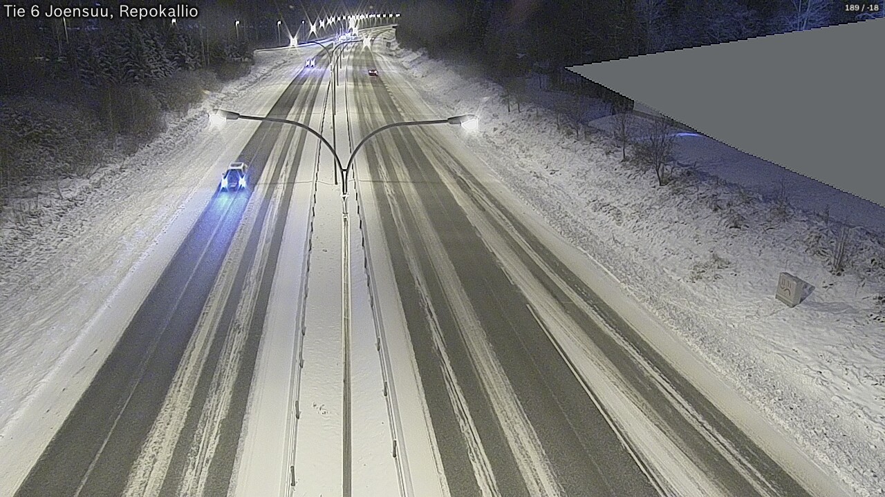 Weather Camera Image Väg 6 Joensuu, Repokallio, Joensuu, Pohjois-Karjala