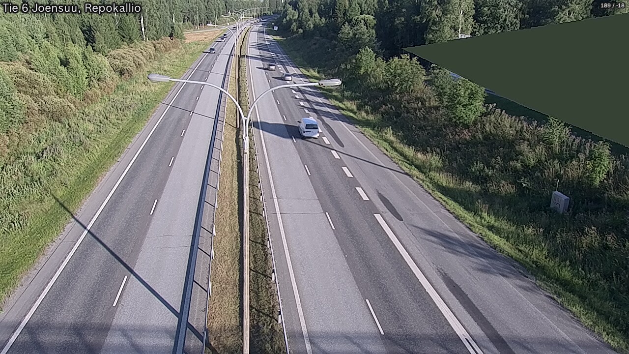 Kelikamerat Kuva Tie 6 Joensuu, Repokallio, Joensuu, Pohjois-Karjala