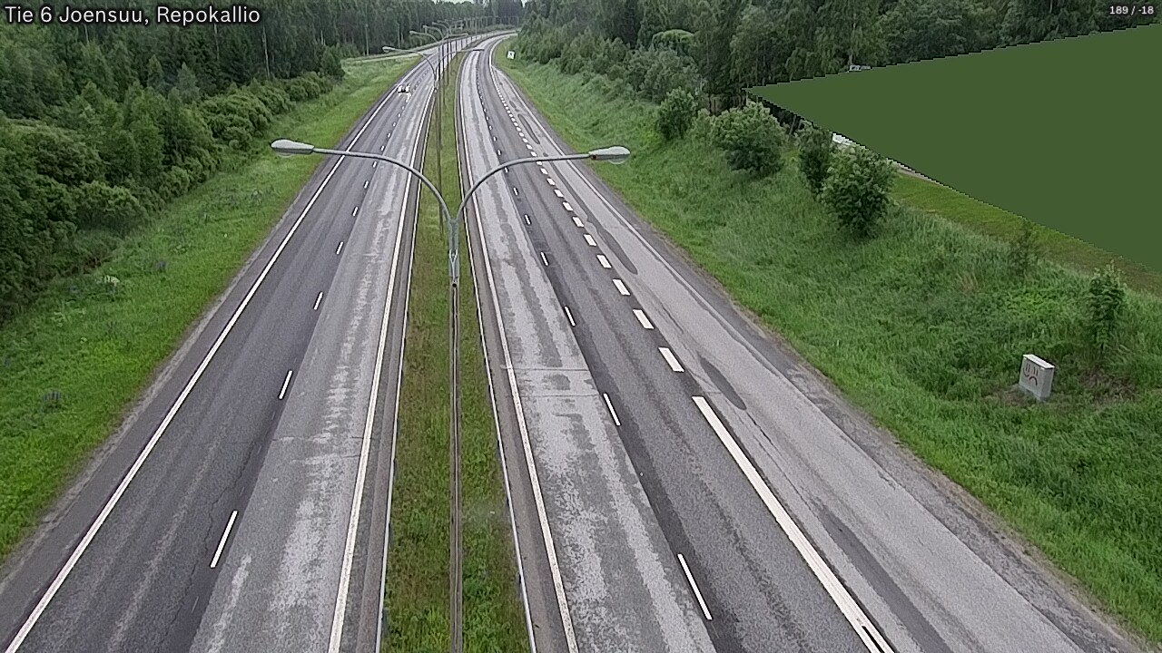 Kelikamerat Kuva Tie 6 Joensuu, Repokallio, Joensuu, Pohjois-Karjala