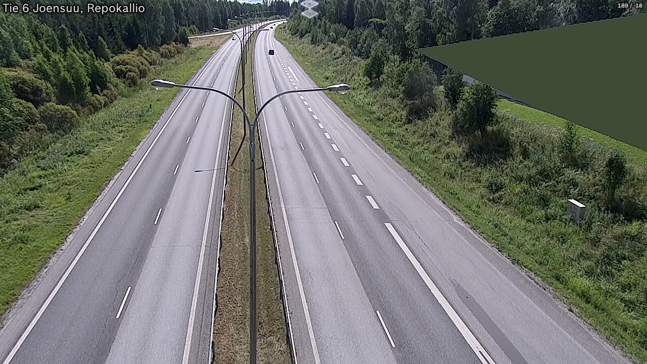 Kelikamerat Kuva Tie 6 Joensuu, Repokallio, Joensuu, Pohjois-Karjala
