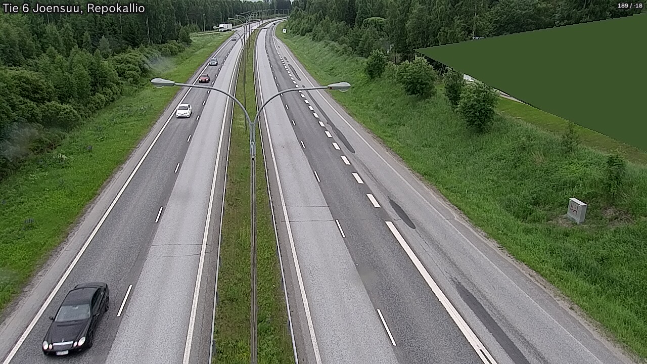 Kelikamerat Kuva Tie 6 Joensuu, Repokallio, Joensuu, Pohjois-Karjala