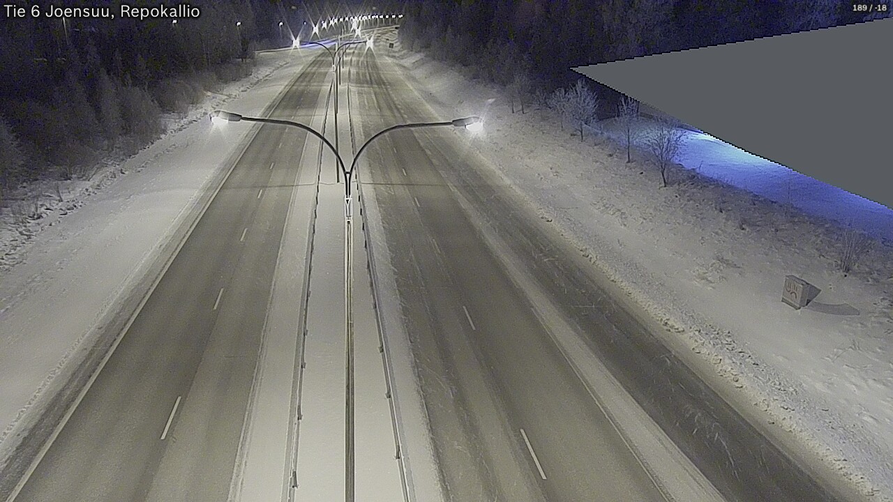 Kelikamerat Kuva Tie 6 Joensuu, Repokallio, Joensuu, Pohjois-Karjala