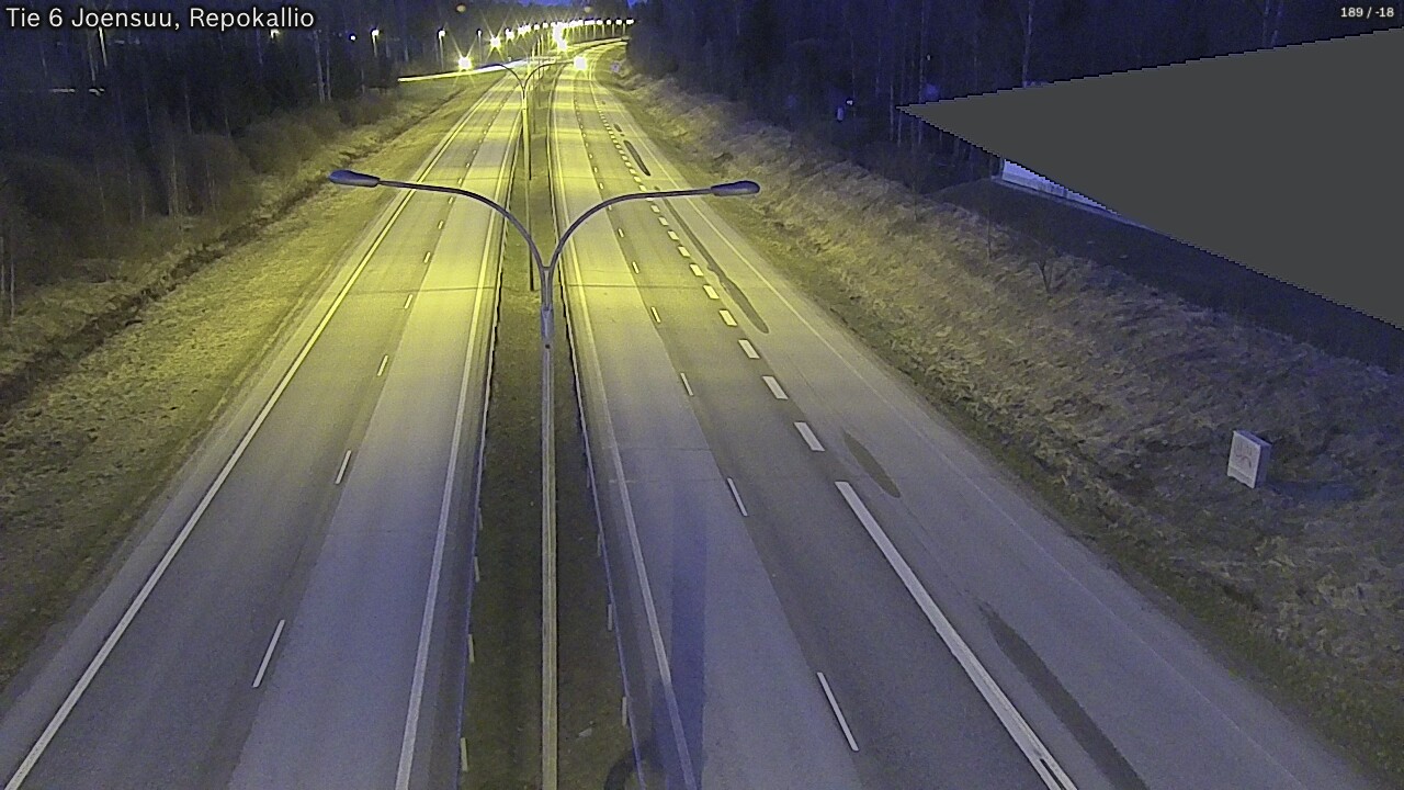 Kelikamerat Kuva Tie 6 Joensuu, Repokallio, Joensuu, Pohjois-Karjala